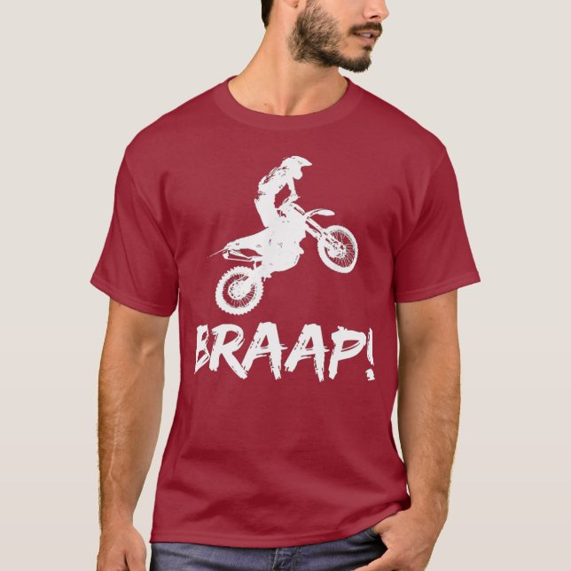 T-shirt Vélo droit Silhouette Braap 2 Strot Supercross (Devant)