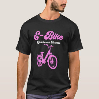 T-shirt Vélo électrique RIRE AU LIEU DE HALETER Vélo élect