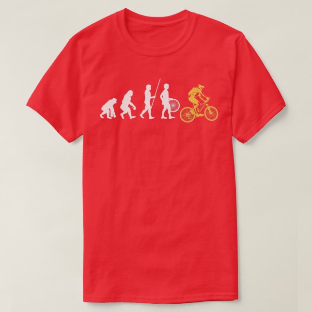 T-shirt Vélo Evolution Biker (Design devant)