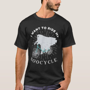 T-shirt Vélo fantôme vélo bicyclette drôle Boocycle cyclis