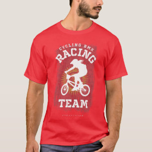 T-shirt Vélo féminin BMX Kirghizistan Drapeau Vélo Rac