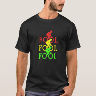 T-shirt Vélo Fool MTB Vélo Crazy Road Vélo Cou