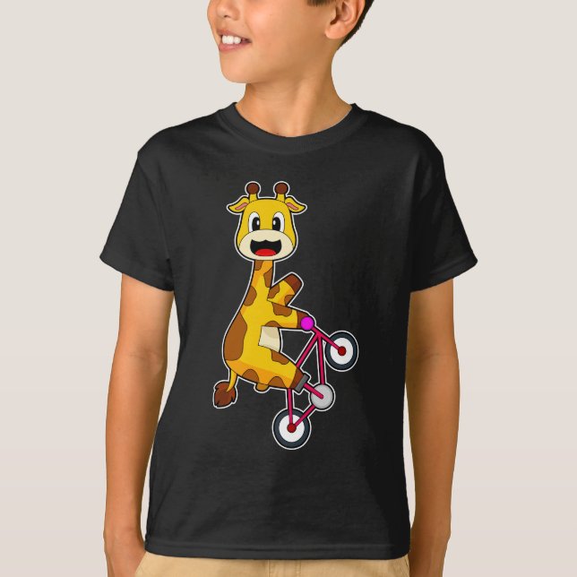 T-shirt Vélo Giraffe (Devant)