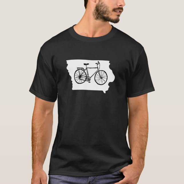 T-shirt Vélo Iowa Vélo (Devant)