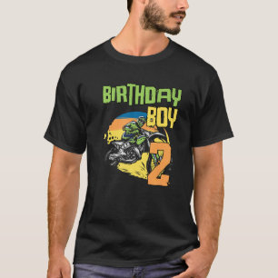 T-shirt Vélo Jour anniversaire Motocross Mx 2 ans