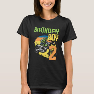 T-shirt Vélo Jour anniversaire Motocross Mx 2 ans