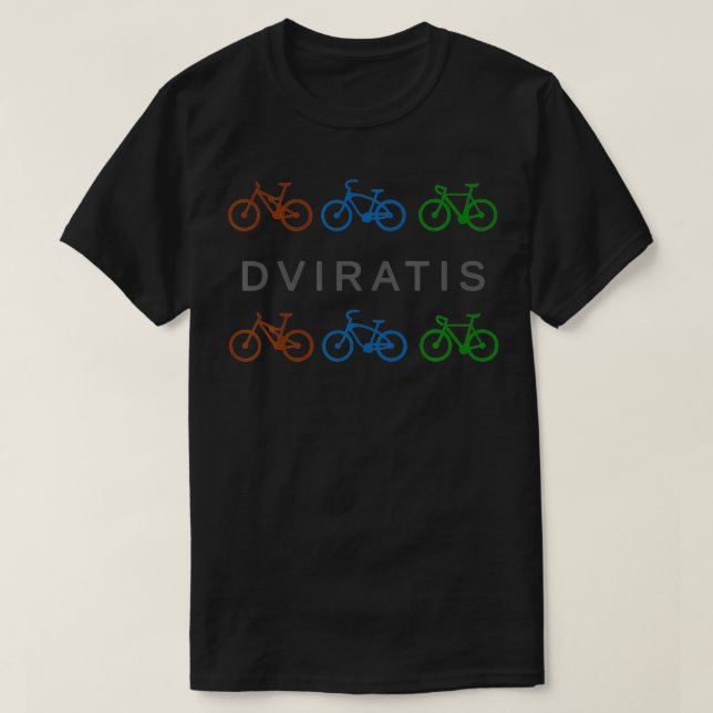T-shirt Vélo lituanien Dviratis (Design devant)