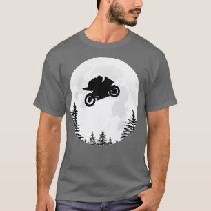 T-shirt Vélo Moto GP sur la Lune