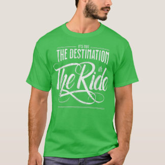 T-shirt Vélo, Motorrad - Ce N'Est Pas La Destination, C'Es