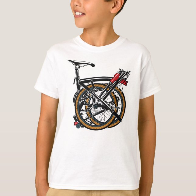 T-shirt Vélo pliant (Devant)