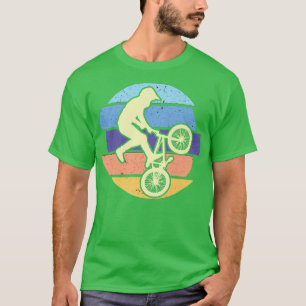 T-shirt Vélo Retro Stunts Cycliste Équitation Biken 169