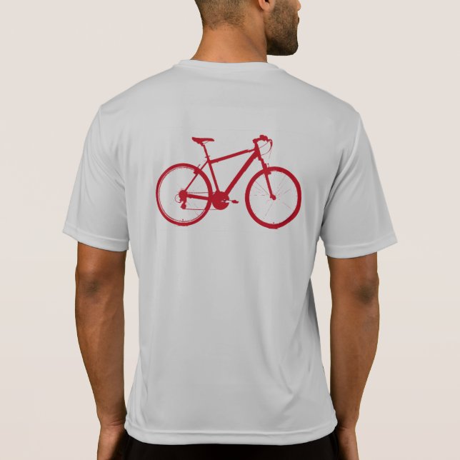 T-shirt vélo rouge / vélo (Dos)