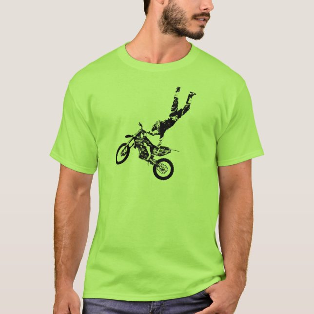 T-shirt Vélo Superman de saleté (Devant)