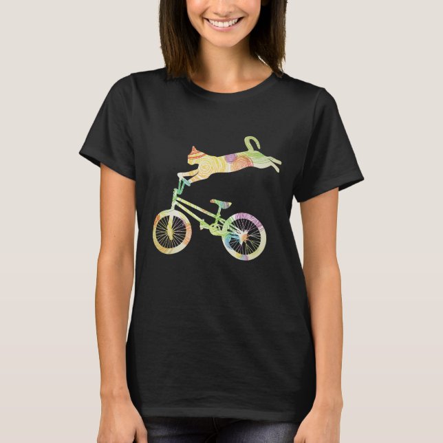 T-shirt Vélo vélo de chat - Votre collection de cadeaux (Devant)
