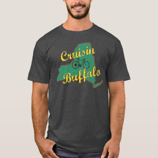 T-shirt Vélo Vélo Vélo Croisière Buffalo New York