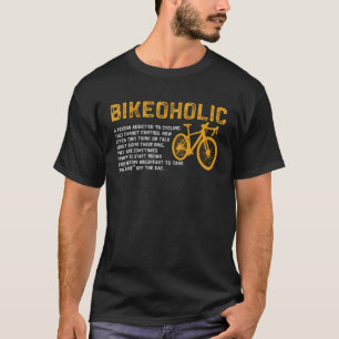T-shirt Vélo Vélo Vélo Vélo Une Personne Addicée Au Cycl