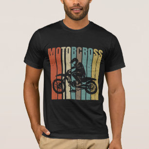 T-shirt Vélo vintage de saleté de motocross rétro