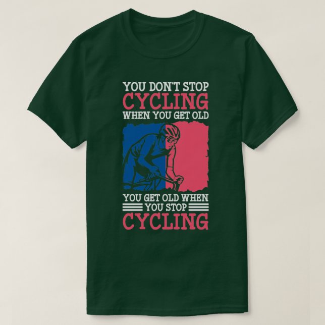 T-shirt Vélo VTT Fitness Vélo Tour (Design devant)