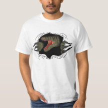Velociraptor déchirant par la chemise