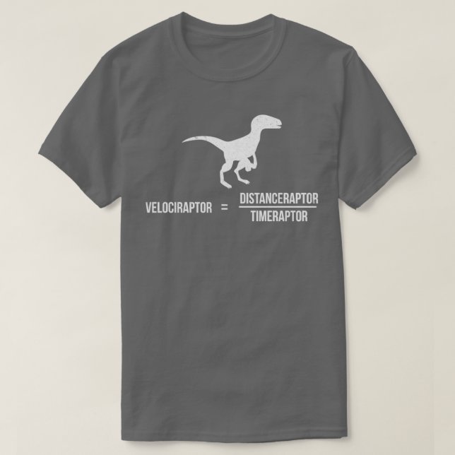 T-shirt Velociraptor Dinosaur Dino Puns Math Geometry Pun (Design devant)