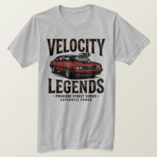 T-shirt Velocity Legends Muscle Car Puissance Premium Stre