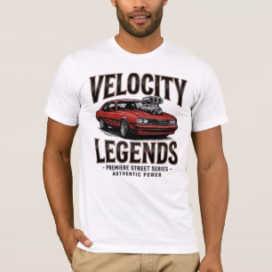 T-shirt Velocity Legends Muscle Car Puissance Premium Stre
