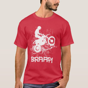 T-shirt Vélos Motocross Dirt Bikers Boud Splatter Braap!