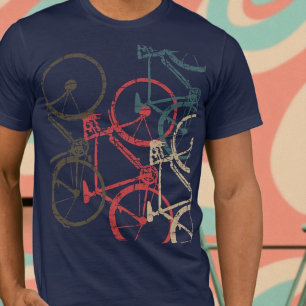 T-shirt Vélos superposés cool