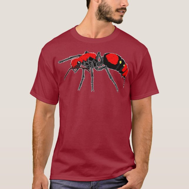 T-shirt Velvet Ant Cow Killer Wasp Small Design Adultes (Devant)