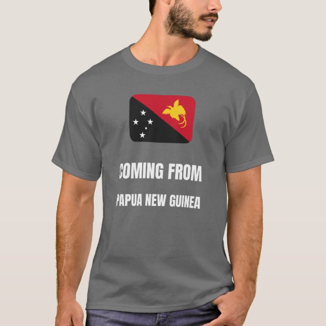 T-shirt Venant de Papouasie-Nouvelle-Guinée (Devant)
