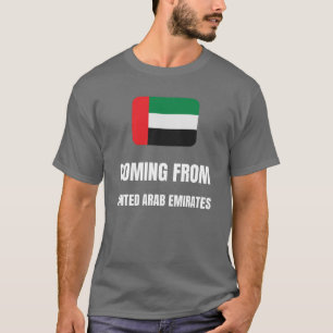 T-shirt Venant des Émirats Arabes Unis