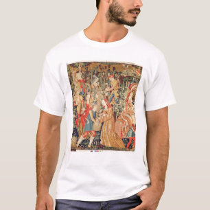 T-shirt Vendanger, détail de la récolte de raisin