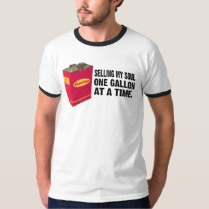 T-shirt Vendant mon âme - type noir