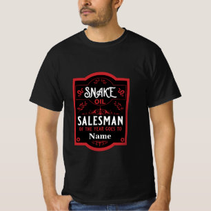 T-shirt Vendeur d'huile de serpent cadeaux drôles pour les