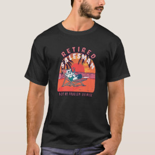 T-shirt Vendeur retraité Retraite Vintage