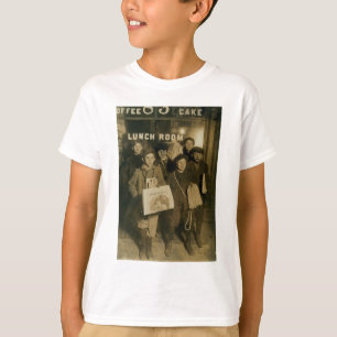 T-shirt VENDEURS DE JOURNAUX au tournant de New York du