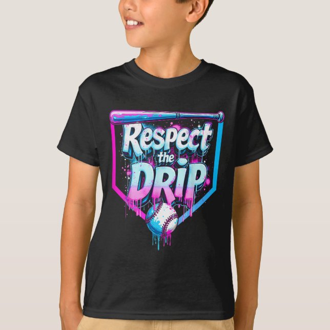 T-shirt Vendre Drip Boys Glace Crème Respect Les Joueurs D (Devant)