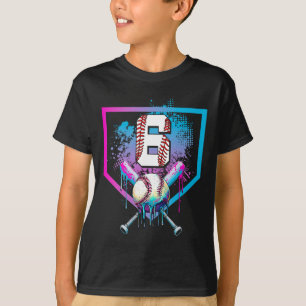 T-shirt Vendre Drith 6th Birthday Accueil Plaque Garçons J