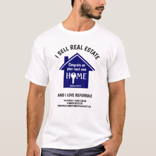 T-shirt Vendre Immobilier Love Références Realtor Personna