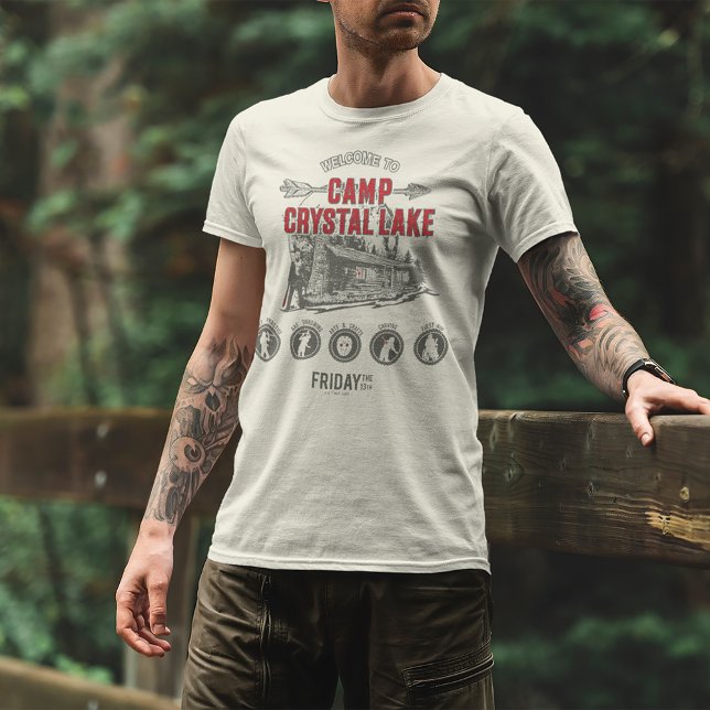 T-shirt Vendredi 13 | Bienvenue à Camp Crystal Lake (Créateur téléchargé)