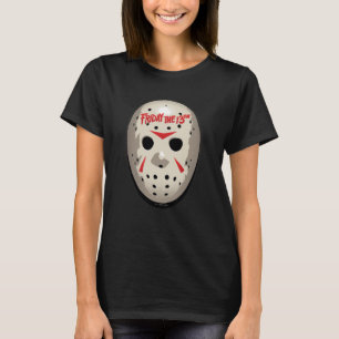 T-shirt Vendredi 13   Graphique de masque de hockey