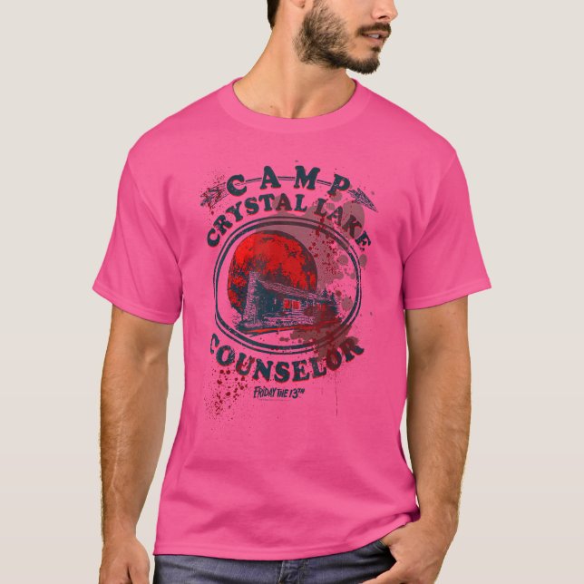 T-shirt Vendredi 13E Victime Du Conseiller De Camp (Devant)