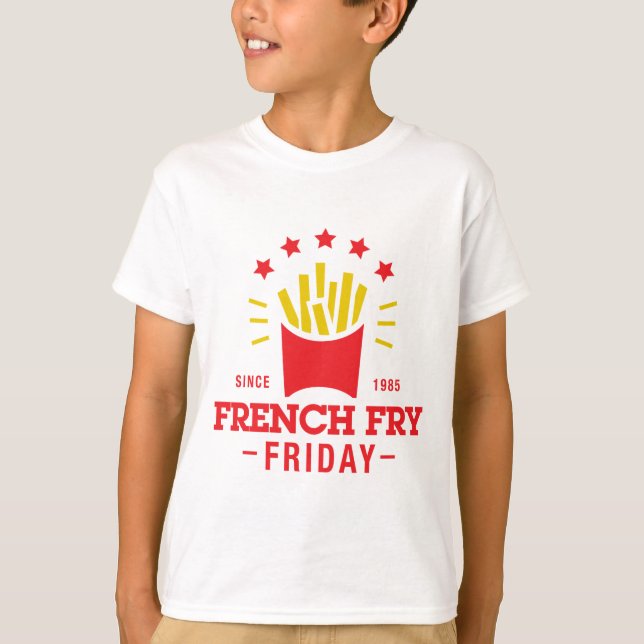 T-shirt Vendredi de la Fry française (Devant)