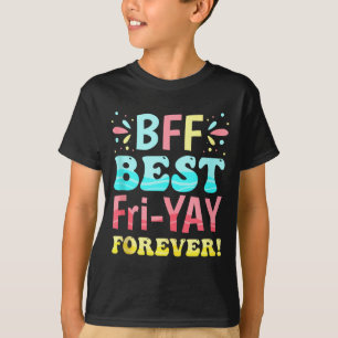 T-shirt Vendredi heureux Fri Yay Enseignant École Mème Hau