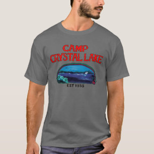 T-shirt Vendredi le 13e Camp Crystal Lake Conseiller garço