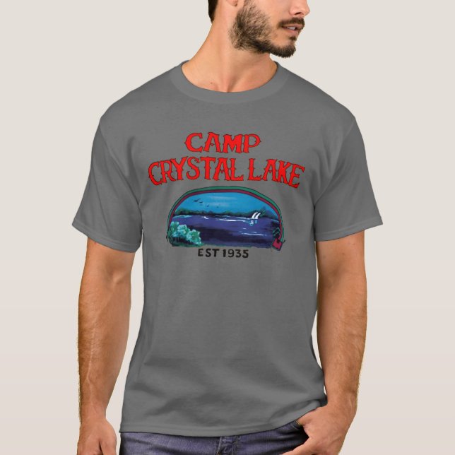 T-shirt Vendredi le 13e Camp Crystal Lake Conseiller garço (Devant)