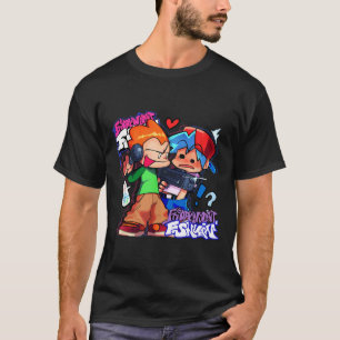 T-shirt Vendredi Nuit Funkin Boyfriend Et Pico Funny