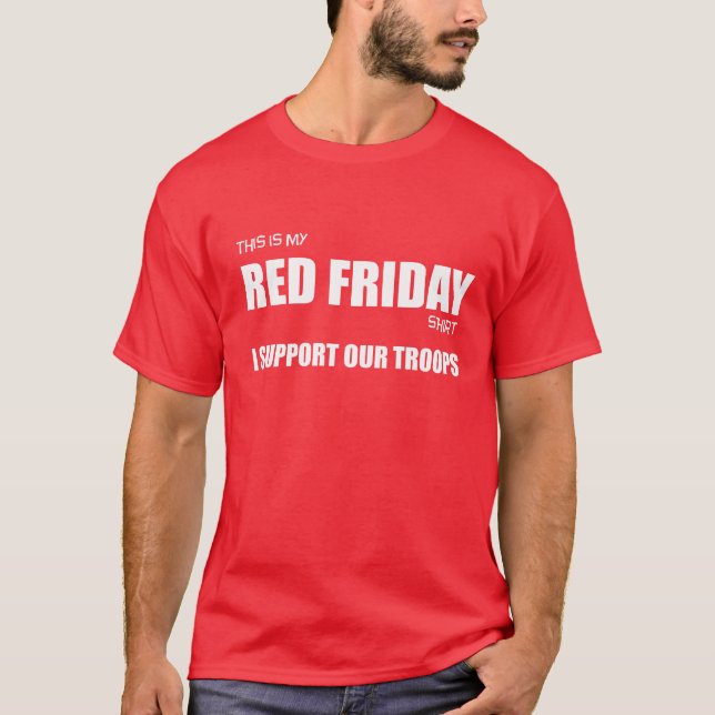 T-shirt Vendredi rouge (Devant)