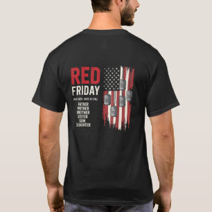 T-shirt Vendredi rouge Famille militaire n'oublions person