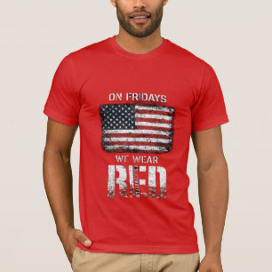 T-shirt Vendredi rouge : Se souvenir de tous ceux qui sont
